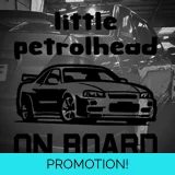 Little Petrolhead On Board Sticker Little Petrolhead On Board Sticker