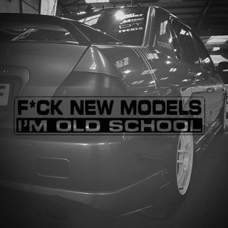 I'm Old School Sticker