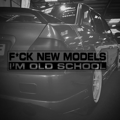 I'm Old School Sticker