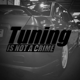 Tuning Is Not A Crime Sticker Tuning Is Not A Crime Sticker