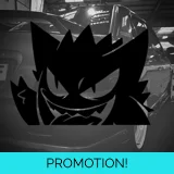 Peeking Gengar JDM Sticker