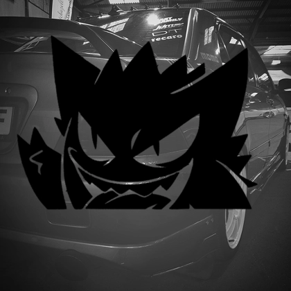 Peeking Gengar JDM Sticker