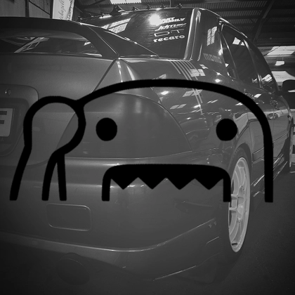 Domo Kun Peeking Sticker