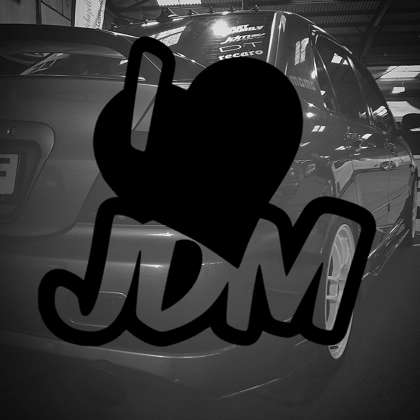 I Heart JDM Sticker