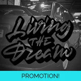Living The Dream Trucker Sticker