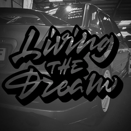 Living The Dream Trucker Sticker