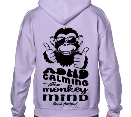 ADHD Calming The Monkey Mind Hoodie