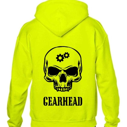Gearhead Hi Vis Yellow Hoodie