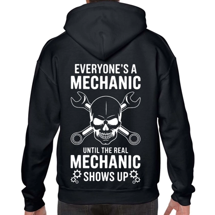 Everyone's A Mechanic Black Hoodie