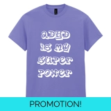 Kids Purple Blue ADHD Is My Superpower..