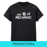 Kids Black Mechanic In Training Tee