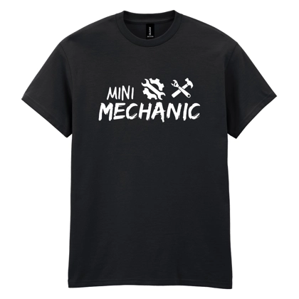 Kids Black Mechanic In Training Tee