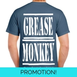Grease Monkey Dark Blue Tee