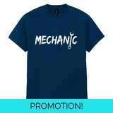 Mechanic Spanner Navy Blue Tee