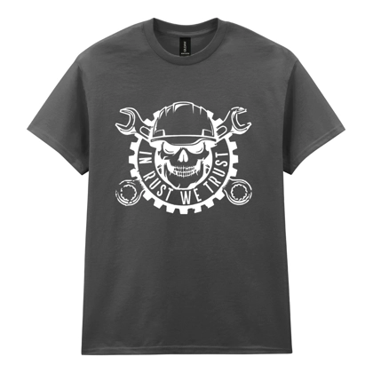 In Rust We Trust Dark Grey Tee