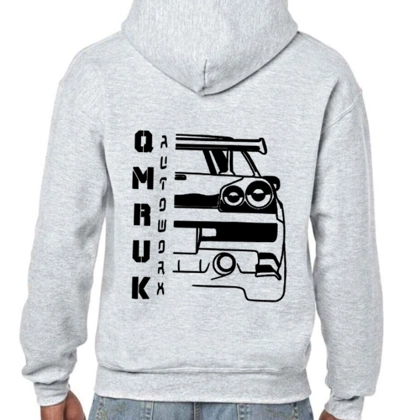 AutoWorX R34 Skyline Grey Hoodie