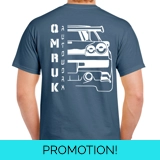 AutoWorX Dark Blue R34 Skyline T Shirt