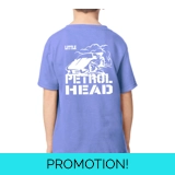 Kids Purple Blue Little Petrolhead Tee