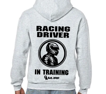 Kids Racing Driver In Training Hoodie