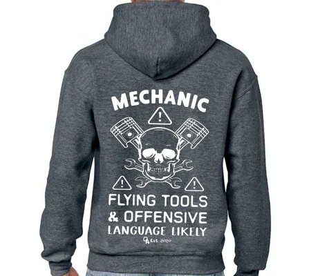 Mechanic Warning Hoodie