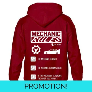 Mechanic Rules Hoodie Mechanic Rules Hoodie