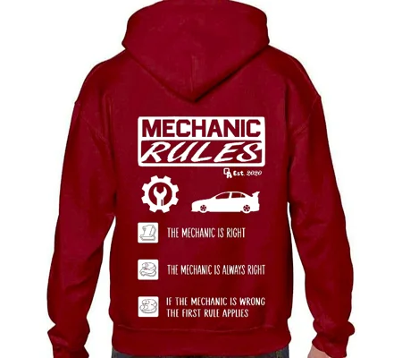 Mechanic Rules Hoodie