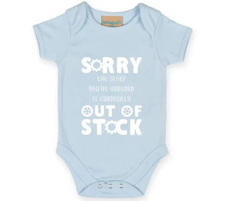Sleep Out Of Stock Baby Short Sleeve Suit