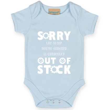 Sleep Out Of Stock Baby Short Sleeve Suit