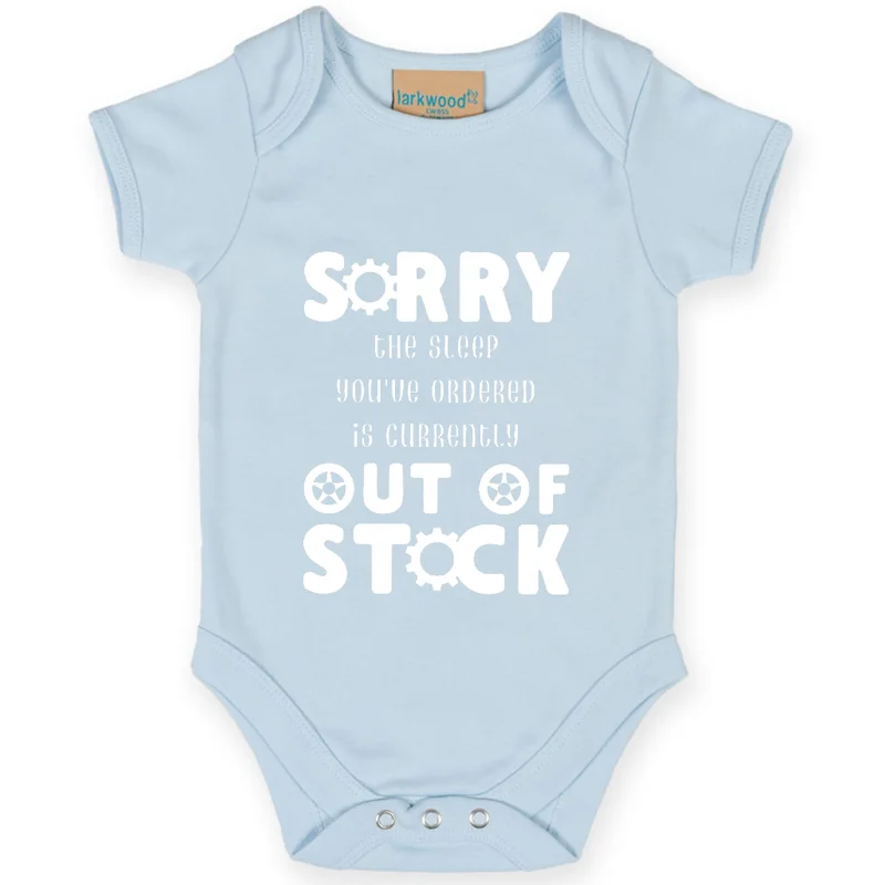 Sleep Out Of Stock Baby Short Sleeve Suit
