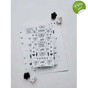 Scribbles Sticker Sheet