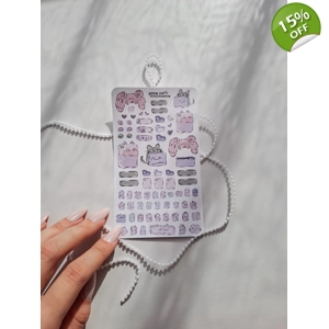Game Cat Sticker Sheet