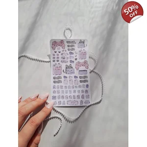 Game Cat Sticker Sheet