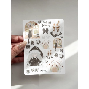 Frosty Christmas Sticker Sheet