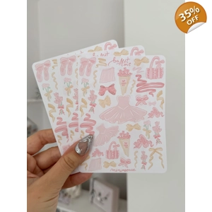 Ballet Core Sticker Sheet