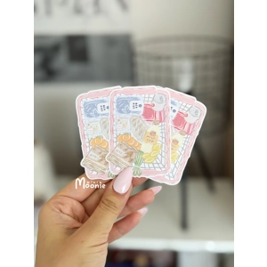 Grocery Basket Die Cut Sticker