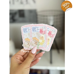 Grocery Basket Die Cut Sticker