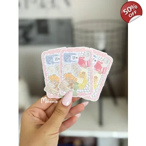 Grocery Basket Die Cut Sticker