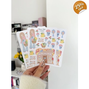 Flower Shop Sticker Sheet