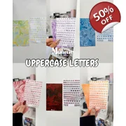 Uppercase Letters Sticker Sheet