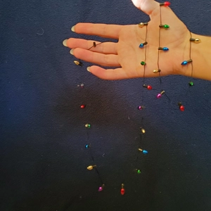 string lights necklace string lights necklace