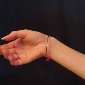 open silver bangle open silver bangle