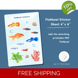 Fishbowl Sticker Sheet