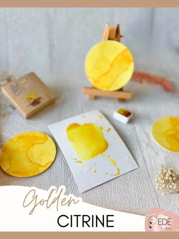 Golden Citrine elemental stones Series 2