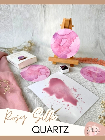 Rosy Silk Quartz elemental stones Series 1