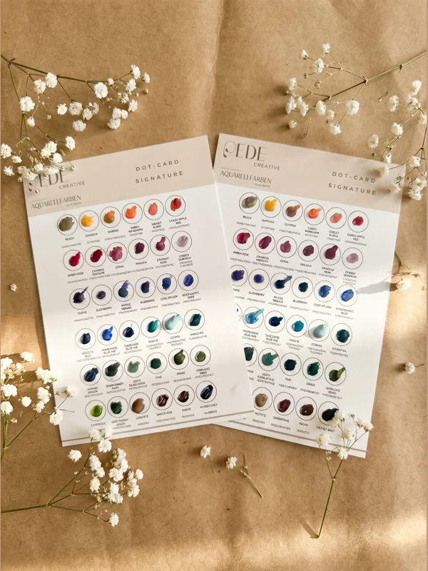 Signature Dot-Card - teste alle 36 Farben