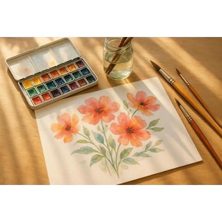 Aquarellmalerei für Anfänger:  Der komplette Leitfaden