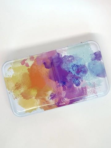 Watercolor-Tin/Aquarellkasten 12er