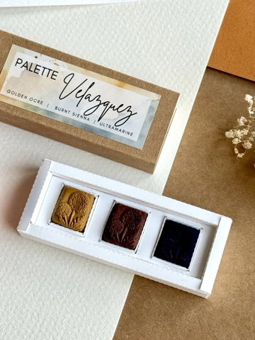 Velazquez-Palette 3er Set Atelierfarben