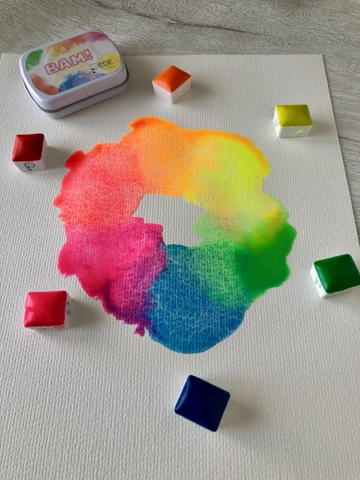BÄM! Neon-Set Aquarellfarben