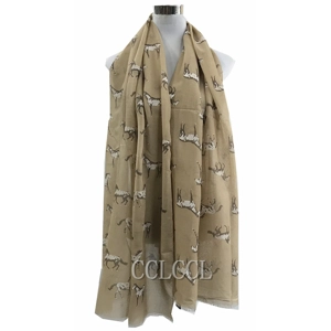 HORSE PRINT Pashmina/wrap
